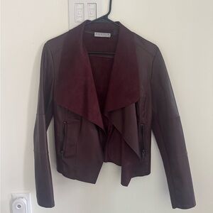 Bagatelle Deep Burgundy Leather Jacket
